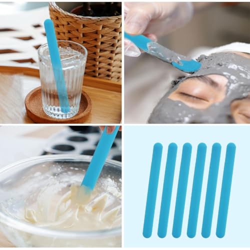 6 PCS Reusable Silicone Stirring Stick (6 Count)