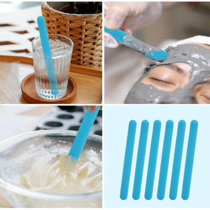6 PCS Reusable Silicone Stirring Stick (6 Count)