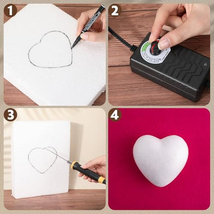 6 Pcs Foam Cutter Electric Hot Wire Cutter Pen Tools Kit (6 Count)