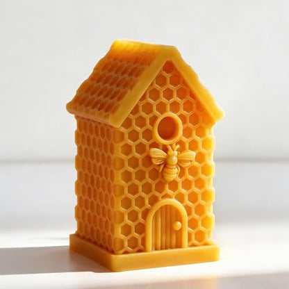 Honeycomb House Cylinder Candle & Resin Mold