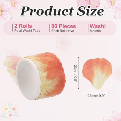 2 Rolls Petal Washi Tape