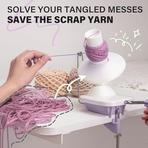 Yarn Winder Ball Winder for Crocheting Yarn Spinner for Knitting