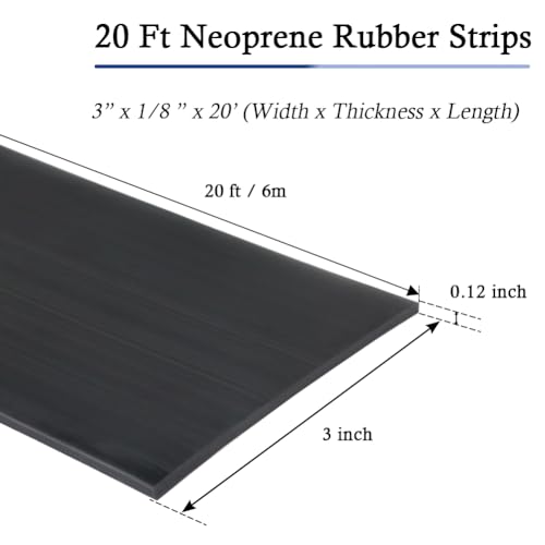 Neoprene Rubber Strips with Adhesive Backing Rubber Sheets