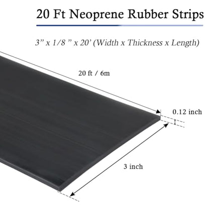 Neoprene Rubber Strips with Adhesive Backing Rubber Sheets
