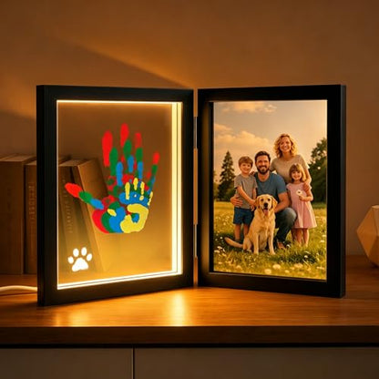 Family Handprint Kit with Light for 4