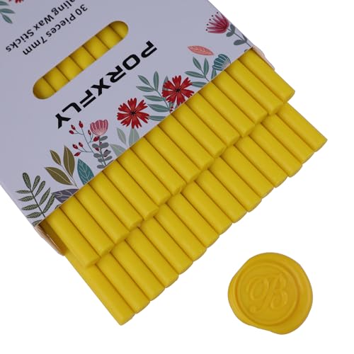 30 Pieces 7mm Sealing Wax Sticks for Glue Gun