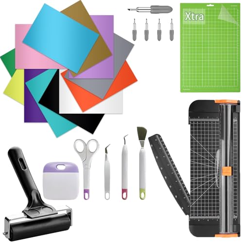 Heat Transfer Vinyl Starter Kit Compatible with Cricut Joy Xtra