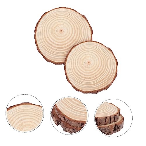 Wooden Garden Paver 2 Piece Set Wood Handmade Stepping Stone