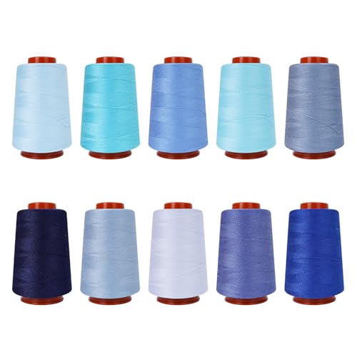 10 Pcs Sewing Thread Set (24000 Foot)