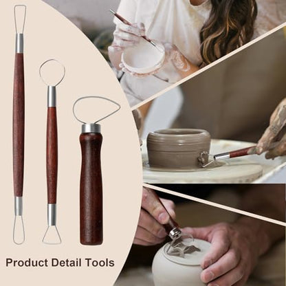 43 Pcs Polymer Clay Sculpting Tools Kit for Adults