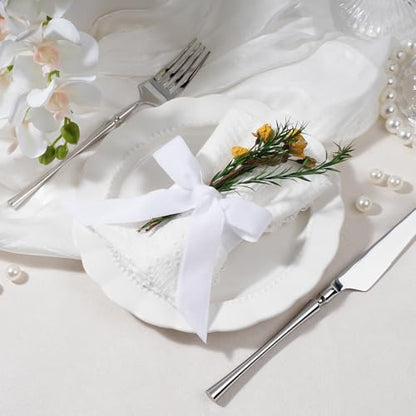 White Velvet Ribbon