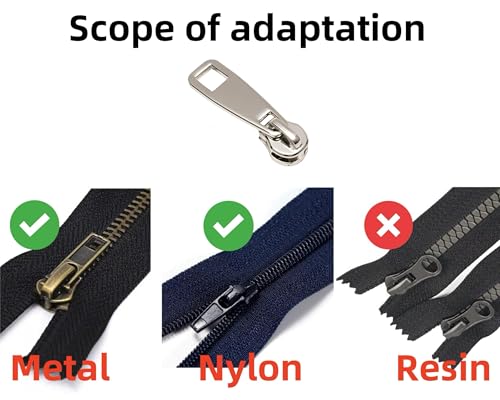 Metal Zipper Repair Kit for Jackets