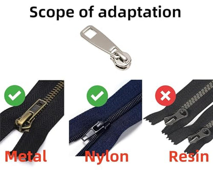 Metal Zipper Repair Kit for Jackets