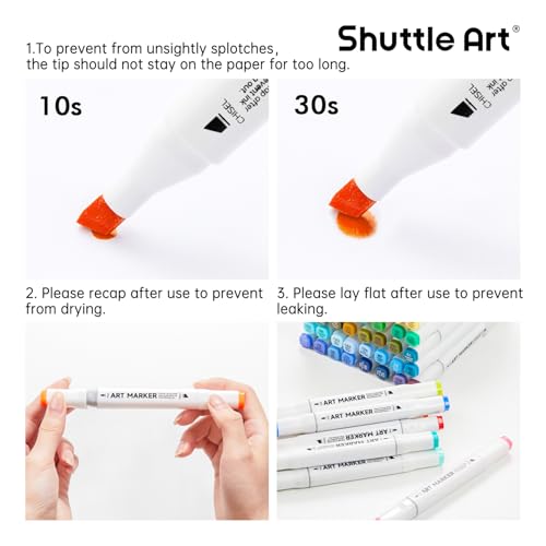206 Colors Alcohol Markers (204 Count)