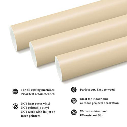 Permanent Adhesive Vinyl 12" x 10ft (10 Foot)