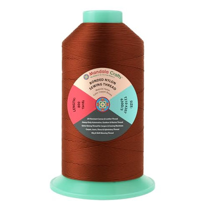 Size 207 630D T210 Copper Brown Bonded Nylon Thread