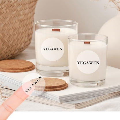 Round Transparent Thermal Label Stickers