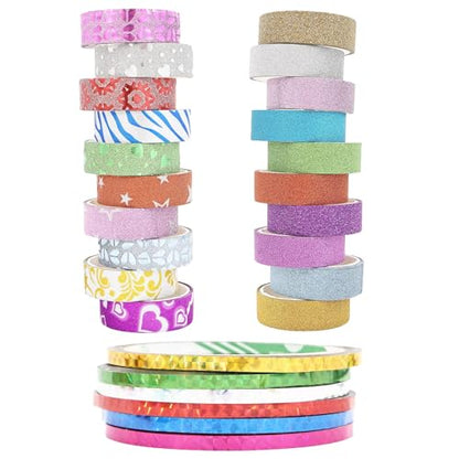 26 Rolls Glitter Washi Tape (26 Count)