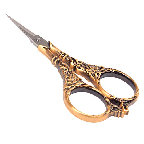 Vintage European Style Scissors Stainless Steel for Cross Stitch