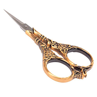 Vintage European Style Scissors Stainless Steel for Cross Stitch