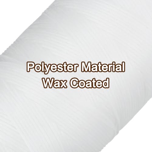 150D 0.8mm Flat Waxed Polyester Leather Sewing Thread