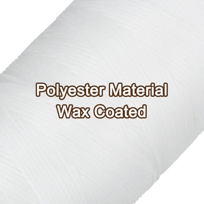 150D 0.8mm Flat Waxed Polyester Leather Sewing Thread