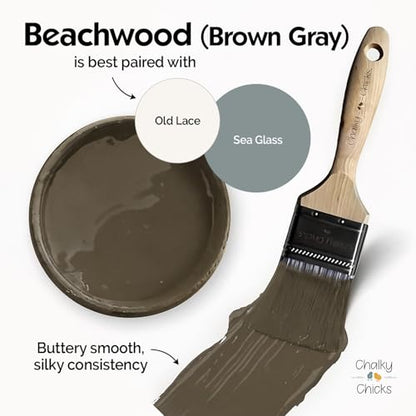 Beachwood 8 Fl Oz Chalk Paint for Furniture All in One