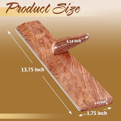 Safety Ruler with Handle & Stainless Steel Edge