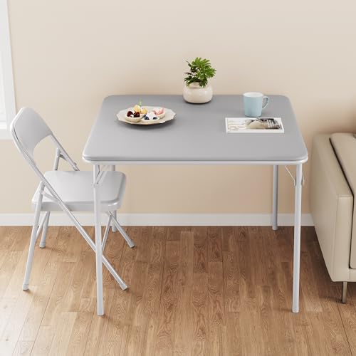 34 Inch Folding Card Table with Padded Top