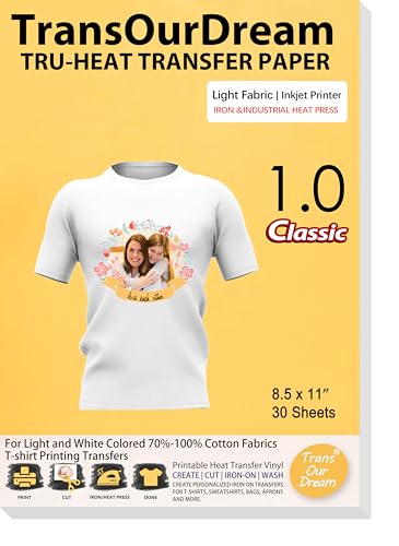 Heat Transfer Paper for Light T Shirts