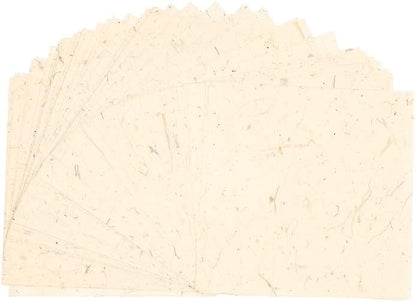 Natural Fiber Mulberry Tree,Banan Bark 6 x 6 Inches Square Origami Paper Arts Folding Craft, Decoration Paper,Writing Painting Square Folding Paper for DIY Crafts, 50 Sheets (Vintage, 6"x6") - Crafty Corner