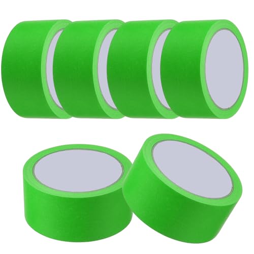 Masking Tape 1.8 Inch x 21 Yard Painter's Tape Green Paint Tapes for DIY Crafts Arts Drawing Decoration Labeling Car Painting Artist Teachers