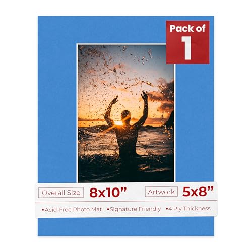 8x10 Mat Bevel Cut for 5x8 Photos