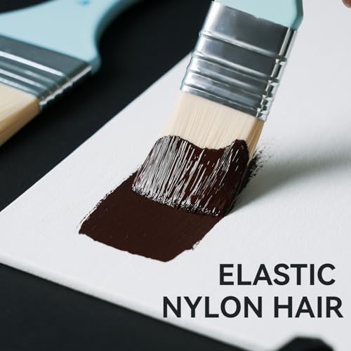 Flat Paint Brush Set (3 Count)