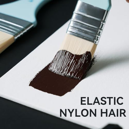 Flat Paint Brush Set (3 Count)