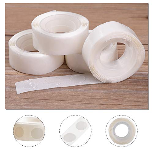 3000pcs Glue Point Clear Balloon Glue Removable Adhesive Dots Double Sided Dots of Glue Tape for Balloons Craft Glue Points Dots Sticky Dots or Wedding Decoration (3000 Count)