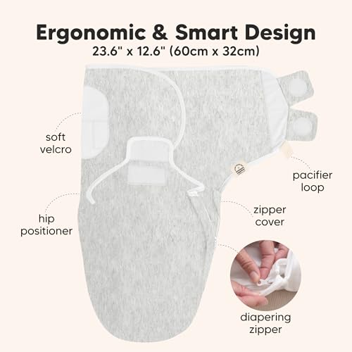 Newborn Swaddles with Zippers