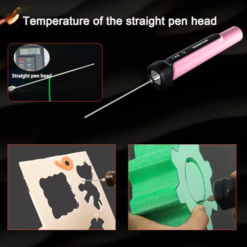 3-in-1 Hot Wire Foam Cutter, 662°F Styrofoam Cutter Kit, Pink