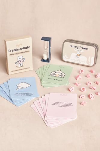 Air Dry Clay for Adults Date Night Special Edition. Beginners Home Pottery Kit. DIY Craft Kit for Adults. Kit Includes