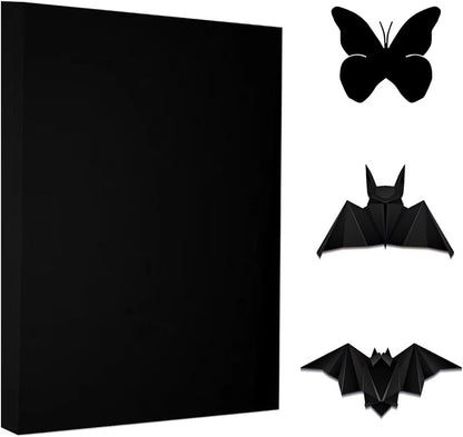 A4 Origami Paper Black 100 Sheets, 8.27×11.7 inch Double Sided Color Easy Fold Big Origami Paper A4 Colored Copy Papers Thin 70gsm for Beginners, DIY handwork Art and Craft Projects (210 x 297 mm) - Crafty Corner