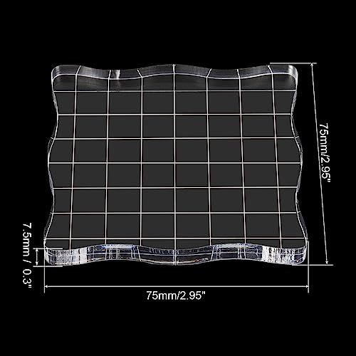 3" x 3" Acrylic Stamp Block