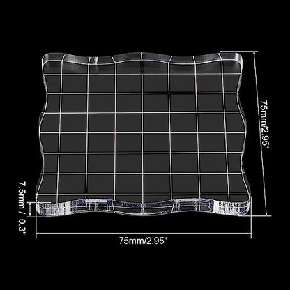 3" x 3" Acrylic Stamp Block