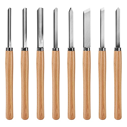 Professional Wood Turning Chisel 8 pcs Set