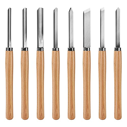 Professional Wood Turning Chisel 8 pcs Set