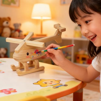 Wood Vehicle Building Toy Kit