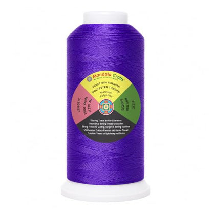 Violet Tex 90 Polyester Heavy Duty Thread for Upholstery