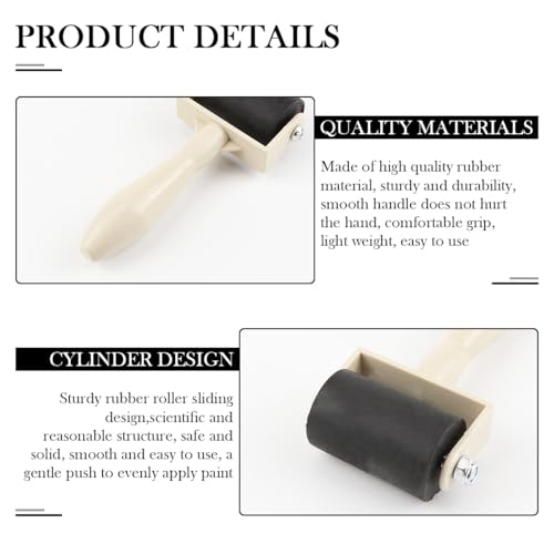 15Pcs Printmaking Brayer Rubber