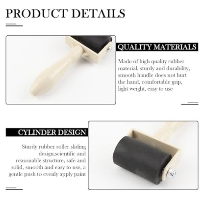15Pcs Printmaking Brayer Rubber