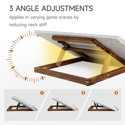 Foldable Jigsaw Puzzle Board with 3 Angle Adjustable Bracket