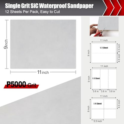 5000 Grit Wet Dry Sandpaper